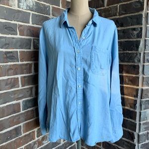 Chambray Button Up Shirt - XXL